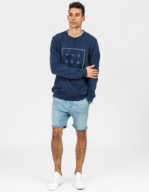 Surface Crew Sweat - Navy