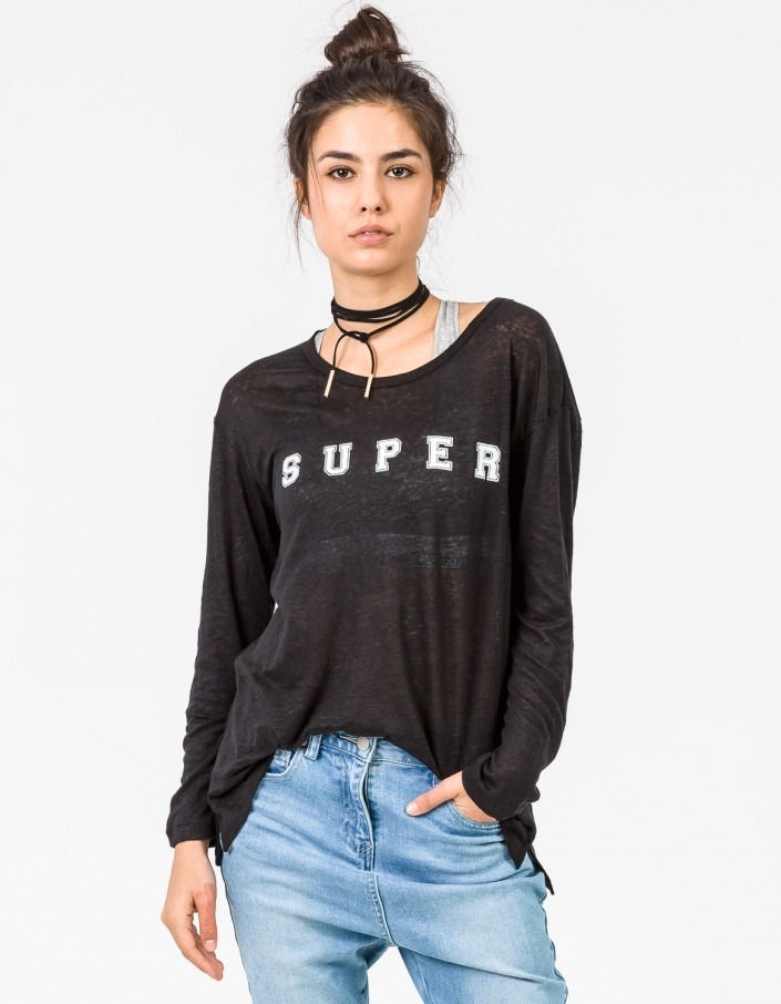 Cashmere V Insert Sweat - Image 6