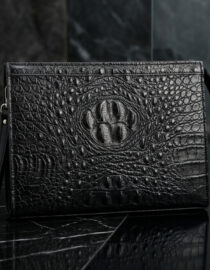 Crocodile Pattern Business Toiletry Bag New Embossed Clutch Bag Men's